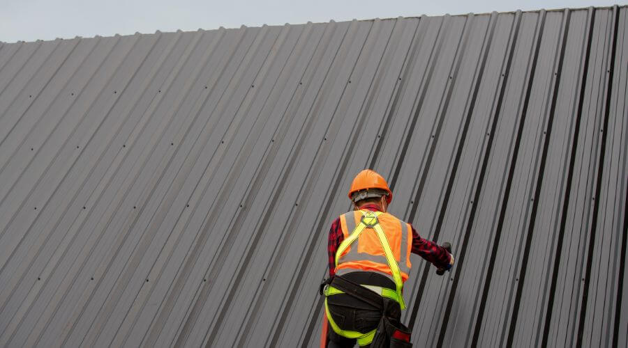 Professional metal roof installation services in Mansfield, SD